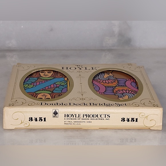 KENT Playing Cards by Hoyle Double Deck Bridge Set - Picture 2 of 6